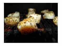 Scallops on Grill